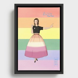 Pride Month Framed Canvas
