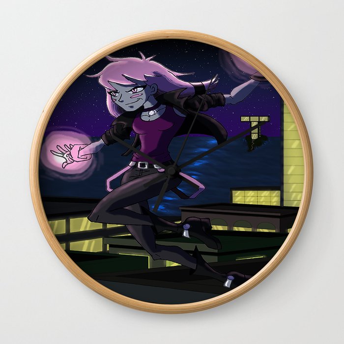 Jinx in Action Wall Clock