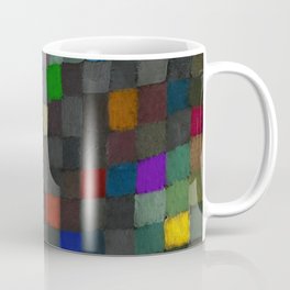 Spring Colors of May, Geometric Color Theory Painter's Palette portrait painting by Paul Klee Coffee Mug