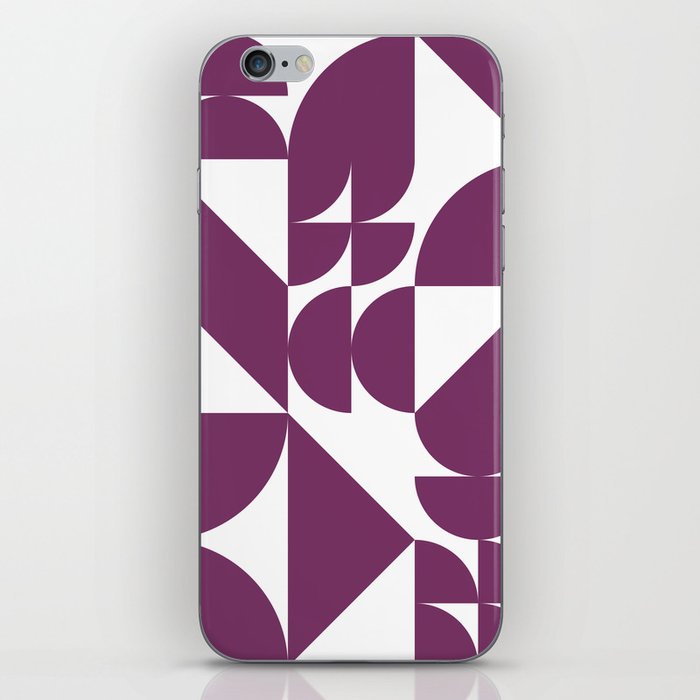 Geometrical modern classic shapes composition 7 iPhone Skin