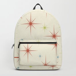 Mid Century Modern Stars 1950s Colors Backpack