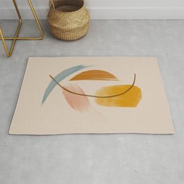 The Elegance Of Shapes Area & Throw Rug