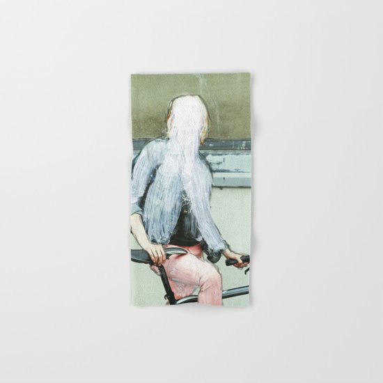 Sie hat die Nase gestrichen voll · Lost woman Hand & Bath Towel