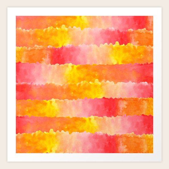SUNSET DANCES Art Print