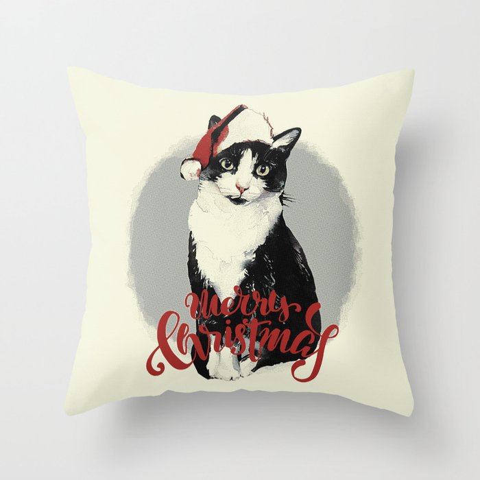 Christmas sales cat pillows