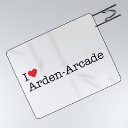 I Heart Arden-Arcade, CA Picnic Blanket