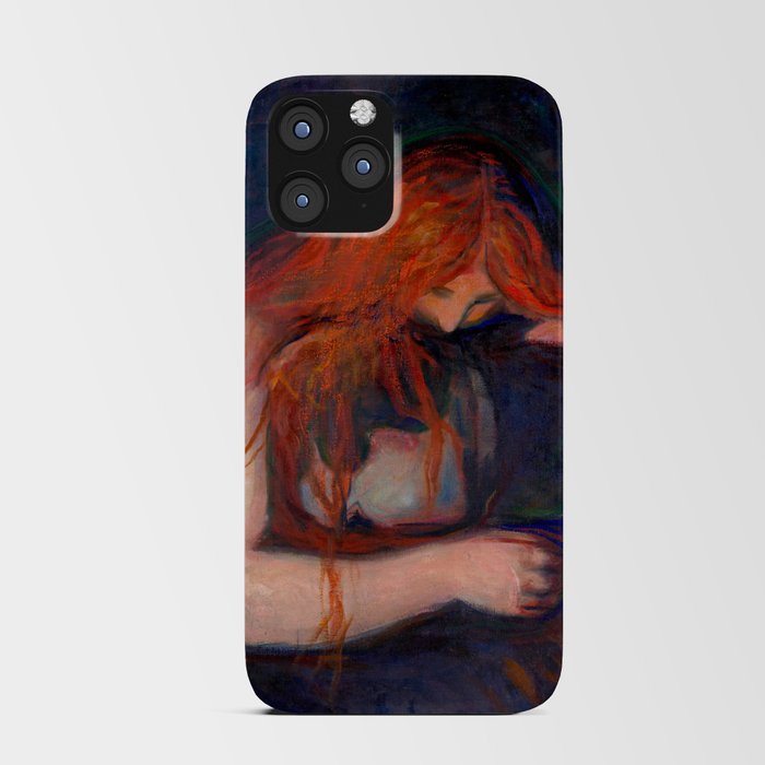 Love and Pain (Vampire) Edvard Munch Painting iPhone Card Case