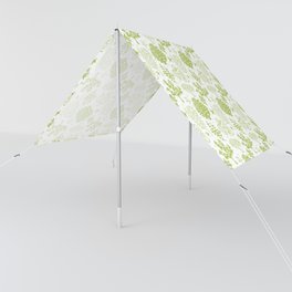Light Green Coral Silhouette Pattern Sun Shade
