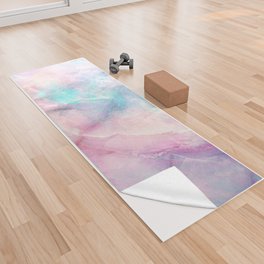 Iridescent marble Yoga Towel