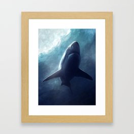 The Shark Framed Art Print