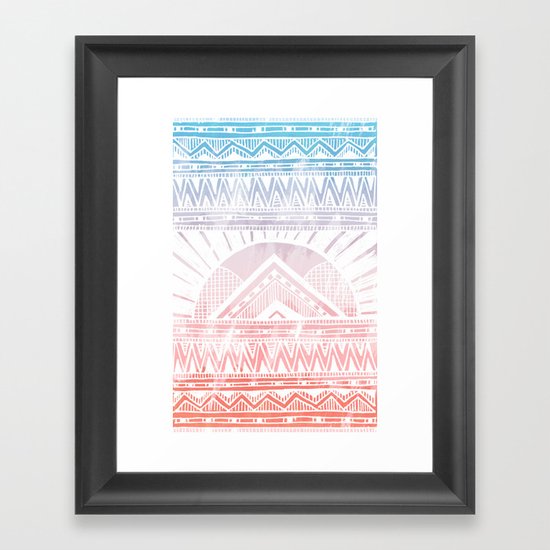 Surf Morning Framed Art Print