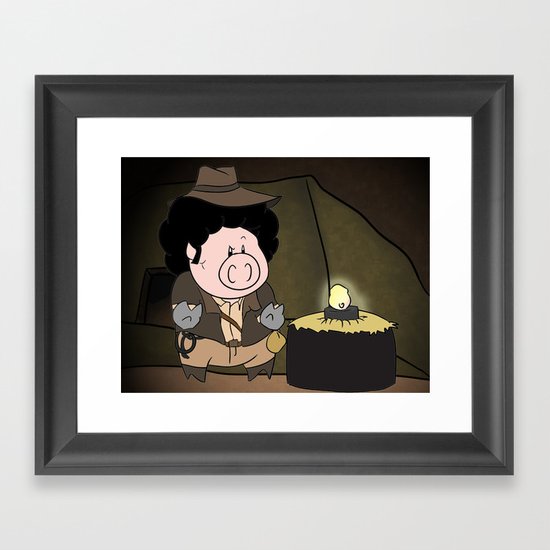 Indiana Pork Framed Art Print