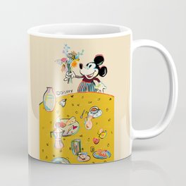 "Breakfast with Mickey Mouse" by Sandra Poliakov Coffee Mug