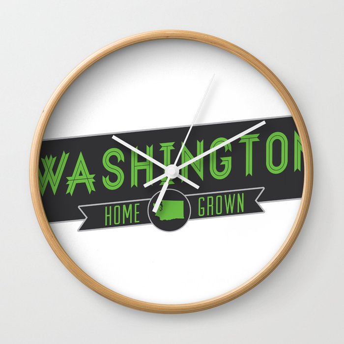 Washington -Home Grown Wall Clock