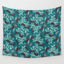 Floral Art Nouseau Kingdom Wall Tapestry