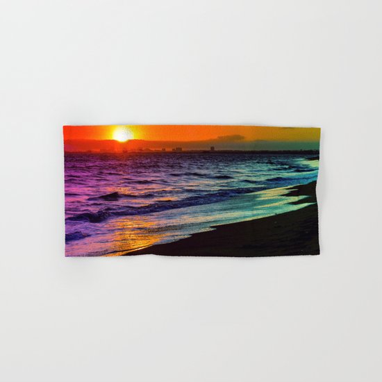 Rainbow Sunset Hand & Bath Towel