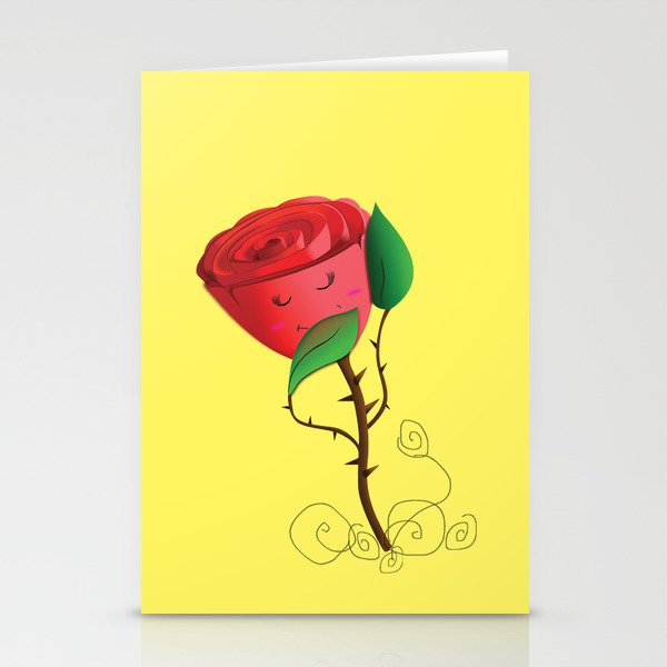 Rose Stationery Cards