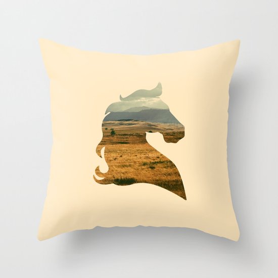 Home on the Range Throw Pillow