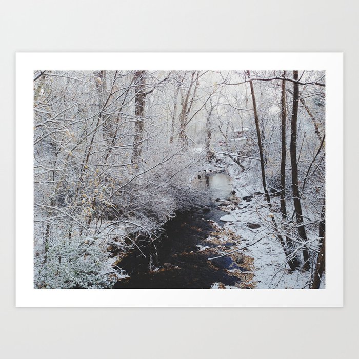 Winter Creek Art Print