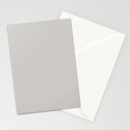 Greige Gray Beige Trending Solid Color - Patternless Pairs Jolie Paint 2022 Popular Hue Swedish Grey Stationery Card