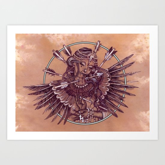 Harpy Art Print