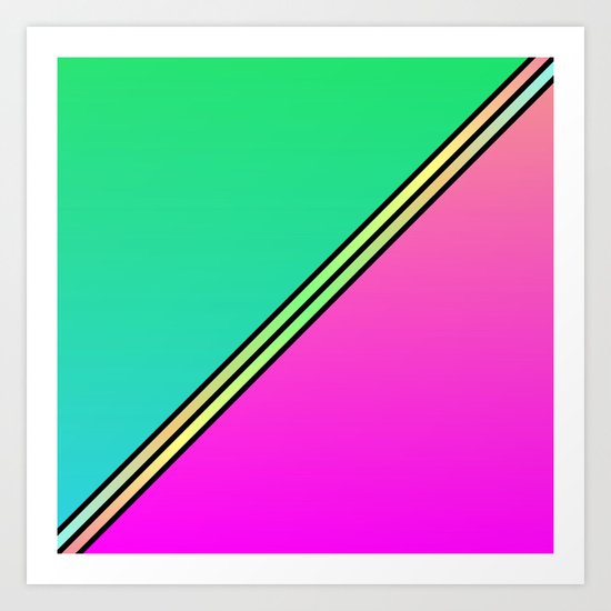Color Swaths Art Print