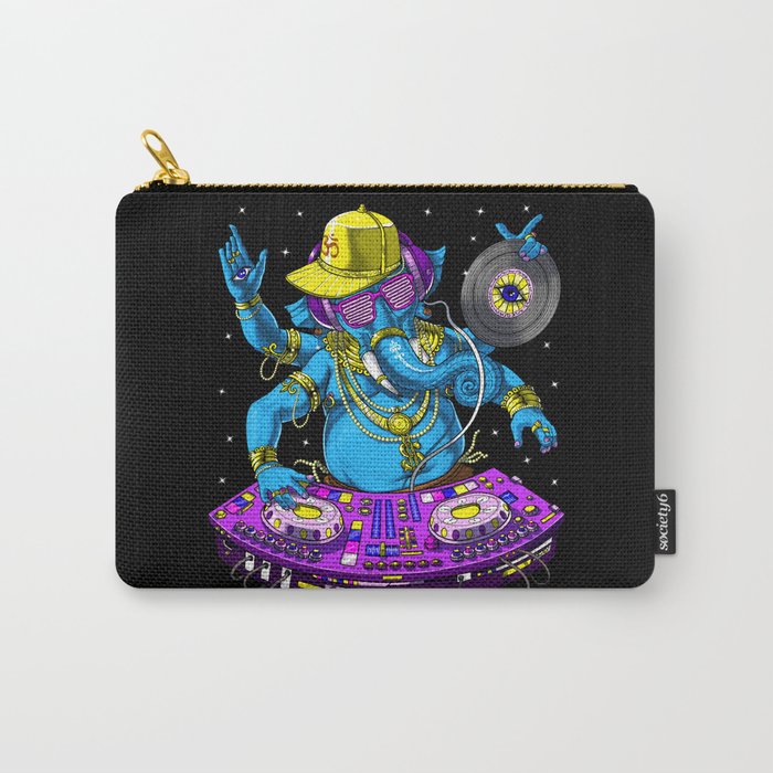 Ganesha Psytrance DJ Carry-All Pouch