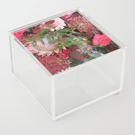 Mixed Flower Leaves  Acrylic Box