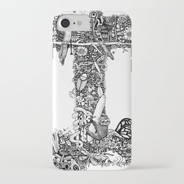 Letter I nature themed iPhone Case