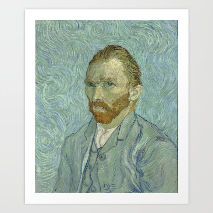 Vincent Van Gogh Self Portrait Art Print By Constantchaos Society6