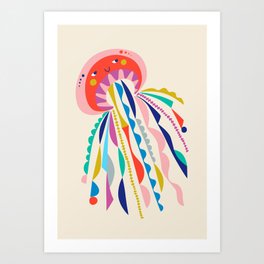 Little Jellyfish Art Print