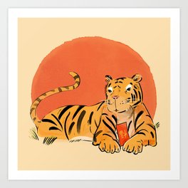 Luck of the Tiger Art Print