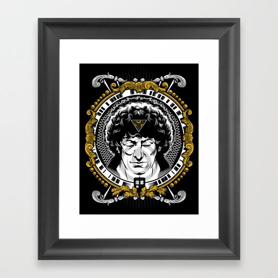 4th Doctor Framed Art Print