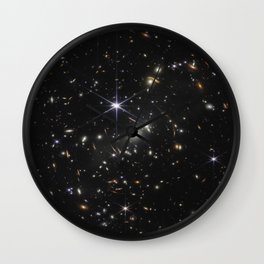 James Webb Telescope Deep Field Wall Clock