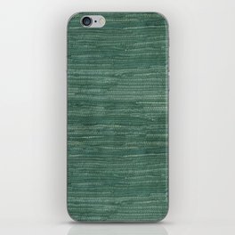 Boho Old Market Textile in Green iPhone Skin