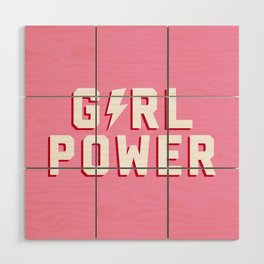 Girl Power Wood Wall Art