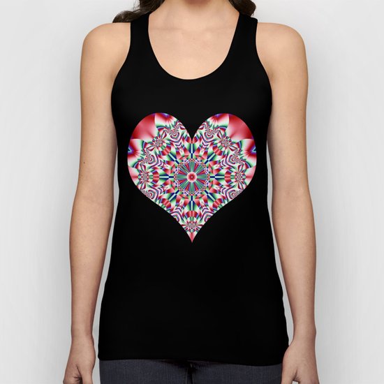 Decorative colourful patterns in a kaleidoscope design Unisex Tank Top