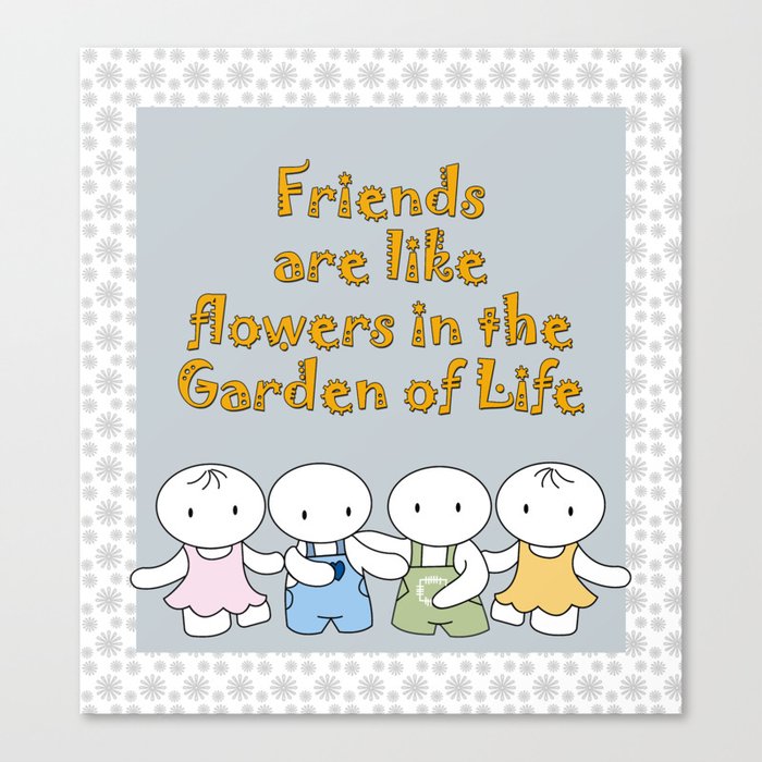 Happy Friendship Forever Canvas Print