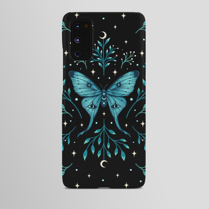 Mystical Luna Moth - Turquoise Android Case