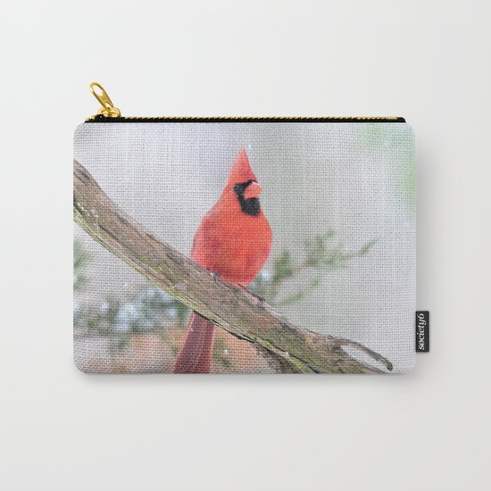 "Say What?" (Northern Cardinal) Carry-All Pouch