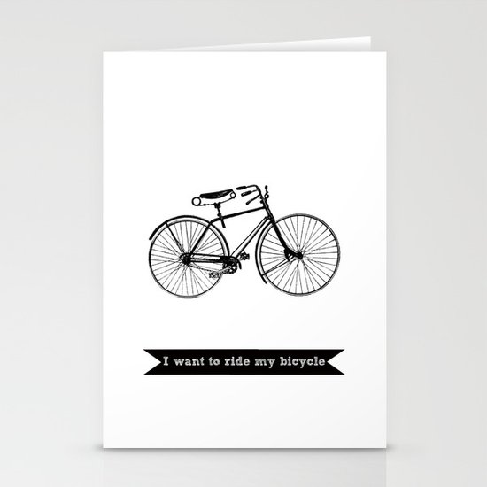 bicycle Stationery Cards