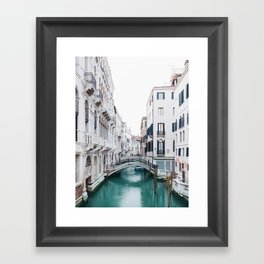The Floating City - Venice Italy Architecture Photography Framed Art Print