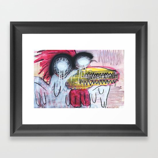 Chicken Fingers Framed Art Print