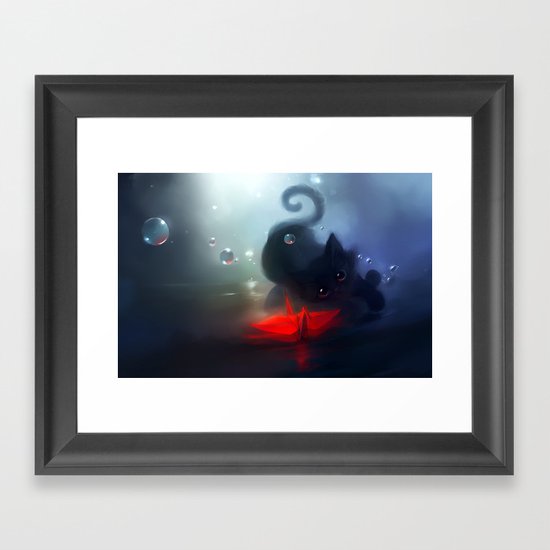 Faithful Mirror Framed Art Print