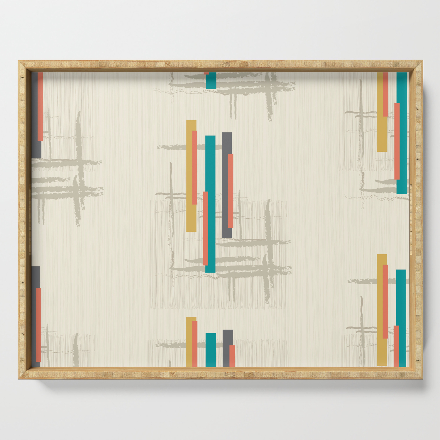 Mid Century Modern Bar Serving Tray By Carswellking Society6