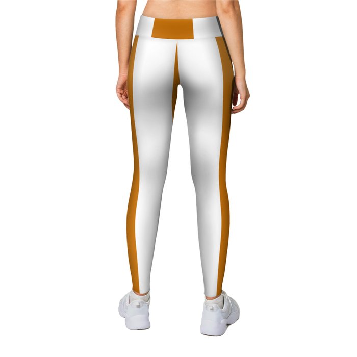 Asda Orange 1968 solid color white vertical lines pattern