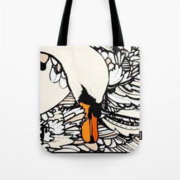 Oily Feathers Tote Bag