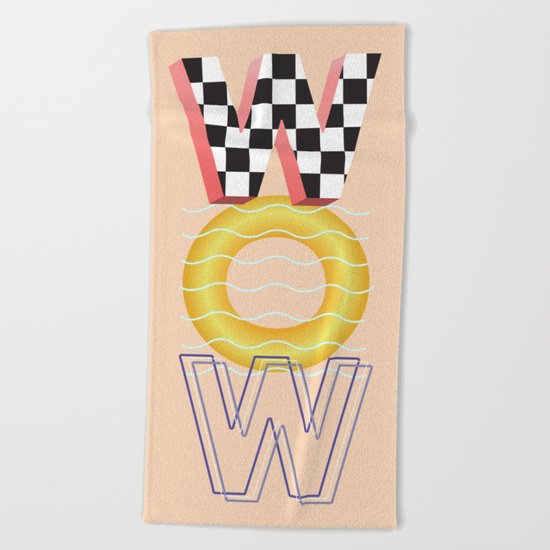 WOW Beach Towel