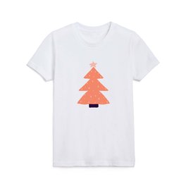 Orange Christmas tree Kids T Shirt