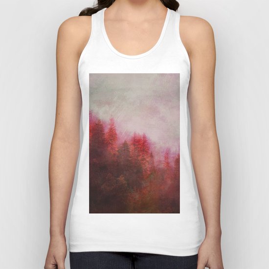 Dreamy Autumn Forest Unisex Tank Top